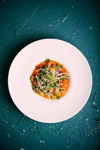 Gnocchi z szarpaną wołowiną