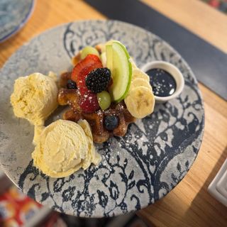 Gofre suprema con Frutas