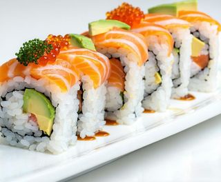 Uramaki Arcobaleno maki