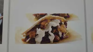 Pan de pita solo carne