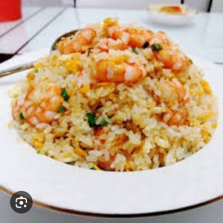 Arroz frito con Gambas