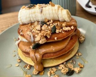 Panqueca Manteiga de Amendoim