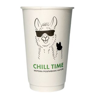 Паперовий Стакан Chill Time (500мл)