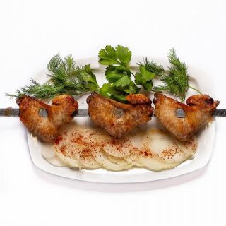 Шашлык куриных крылышек