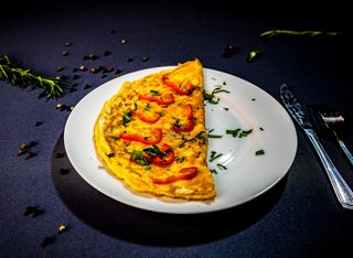 Omletă cu cașcaval 