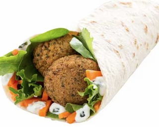 Dürum falafel