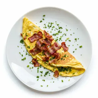 Omleta cu bacon