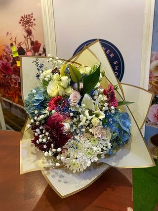Blue splash Bouquet