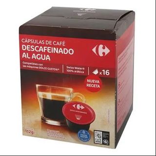 Café Descafeinado al Agua en Cápsulas Compatible 16x7 Gr.