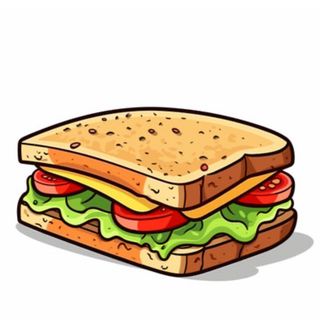 Sándwich  Bacon Con Lechuga Y Tomate