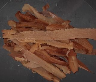 Кальмар філе в арахісовому маслі