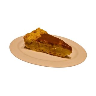 Crumble de Manzana y Caramelo Porción