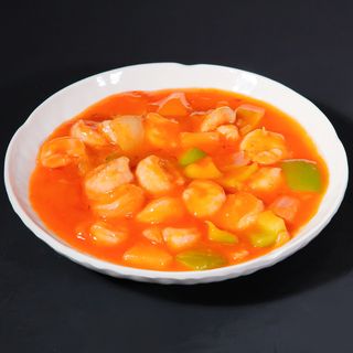 Gamberetti in salsa agrodolce