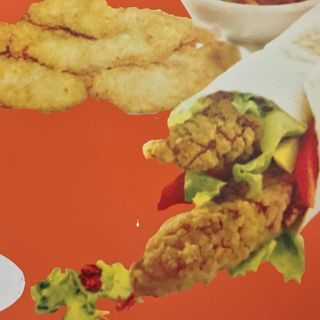 Piadina  con filetti di pollo maxi