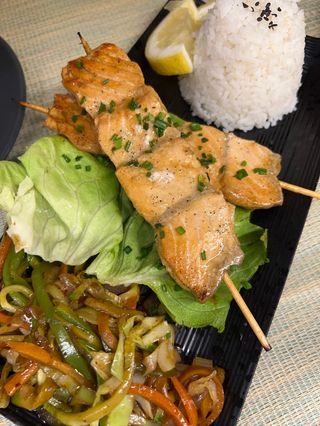Brochettes Saumon