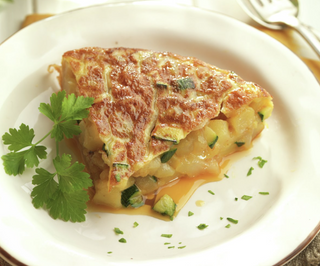 Tortilla con calabacín