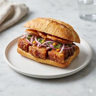 Pan Con Chicharrón