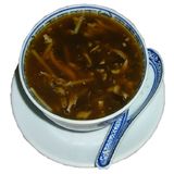 6. Sopa De Pato con setas chinas y bambú