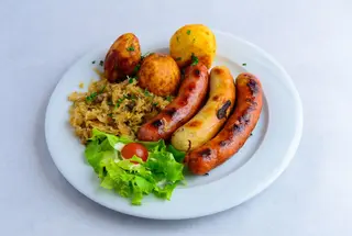 Miks 3 kobasice sa kupusom i pire krompirom