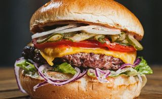 Roślinny Cheeseburger