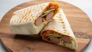 Hot dog w lawaszu