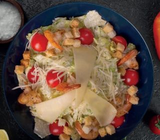 Салат "Цезарь" с креветками (200 гр.)
