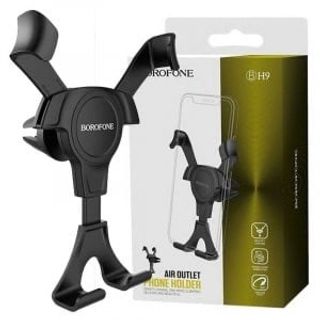 Borofone Bh9 მანქანის მობილურის სამაგრი (შავი)