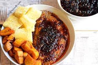 Agoyin Beans + Sauce +Agege Bread