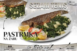 Pastrmka na žaru 250 gr