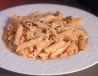 Penne al salmone