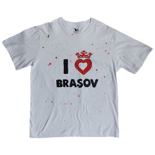 Tricou Pictat Manual iLoveBrasov Model 1