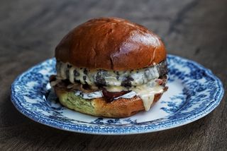 Cheesy Truffle Burger