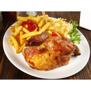 Chicken and chips