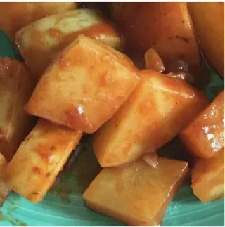 Patatas barbacoa (ración)