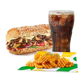 სტეიკი და ყველი 15 სმ კომბო