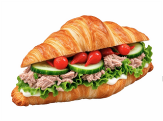 Croissant z Tuńczykiem Teriyaki