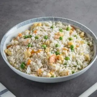 Arroz Frito Con Tres Delicias