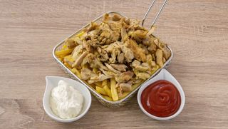 Tarrina de pollo con patatas (grande)