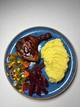 Pieczone udko z kaczki