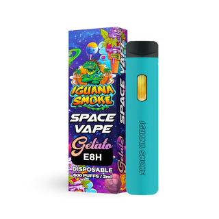 Space Vape Iguana Smoke  E8H 2ml - Gelato