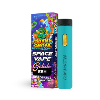 Space Vape Iguana Smoke  E8H 2ml - Gelato