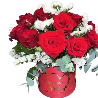 Box di Rose e Statice