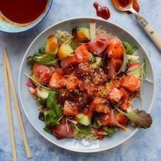 Sashimi salad
