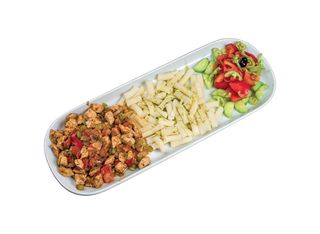 Макарони с пилешко и зеленчуци (400г)