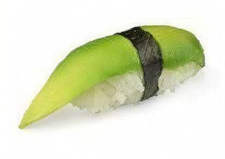 Abokado nigiri - 2 pezzi - avocado - piatto vegano