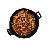 Cerdo Con Bambú Y Setas Chinas