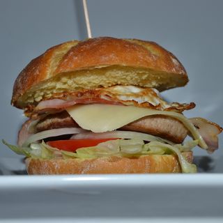 Hamburguesa La Fifty Fifty