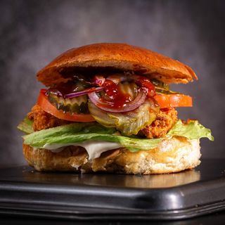 Golden Chicken Burger