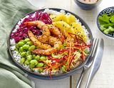 Poke Bowl Crevette Tempura Concombre Tomate Avocat Mangue Ou Ananas