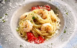 Spaghete cu creveti